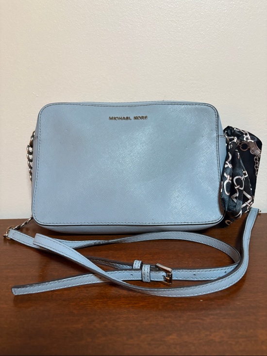 Michael Kors Handbags - Michael Kors Powder Blue Crossbody Bag